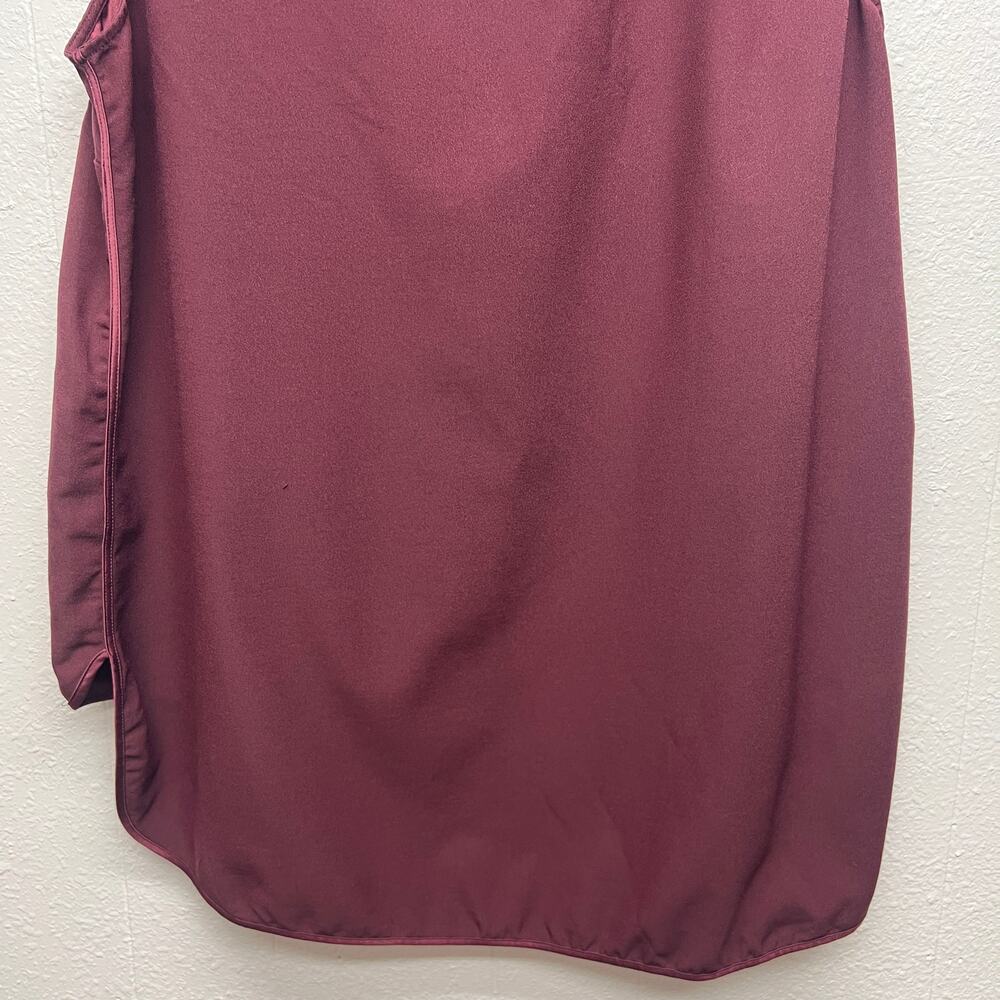 Lane Bryant Burgundy Sleeveless Blouse - Picture 7 of 11